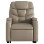 vidaXL Relaxsessel mit Aufstehhilfe Cappuccino-Braun Kunstleder vidaXL Relaxsessel mit Aufstehhilfe Cappuccino-Braun Kunstleder