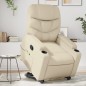 vidaXL Massagesessel mit Aufstehhilfe Creme Kunstleder vidaXL Massagesessel mit Aufstehhilfe Creme Kunstleder