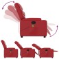 vidaXL Massagesessel mit Aufstehhilfe Rot Kunstleder vidaXL Massagesessel mit Aufstehhilfe Rot Kunstleder