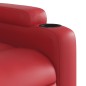 vidaXL Massagesessel mit Aufstehhilfe Rot Kunstleder vidaXL Massagesessel mit Aufstehhilfe Rot Kunstleder