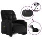 vidaXL Massagesessel mit Aufstehhilfe Elektrisch Schwarz Kunstleder vidaXL Massagesessel mit Aufstehhilfe Elektrisch Schwarz Kunstleder
