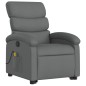 vidaXL Massagesessel mit Aufstehhilfe Dunkelgrau Stoff vidaXL Massagesessel mit Aufstehhilfe Dunkelgrau Stoff