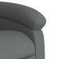 vidaXL Massagesessel mit Aufstehhilfe Dunkelgrau Stoff vidaXL Massagesessel mit Aufstehhilfe Dunkelgrau Stoff