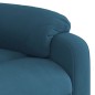 vidaXL Relaxsessel mit Aufstehhilfe Elektrisch Blau Samt vidaXL Relaxsessel mit Aufstehhilfe Elektrisch Blau Samt