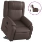 vidaXL Relaxsessel mit Aufstehhilfe Elektrisch Braun Kunstleder vidaXL Relaxsessel mit Aufstehhilfe Elektrisch Braun Kunstleder