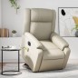 vidaXL Massagesessel mit Aufstehhilfe Elektrisch Creme Kunstleder vidaXL Massagesessel mit Aufstehhilfe Elektrisch Creme Kunstleder