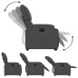 vidaXL Relaxsessel mit Aufstehhilfe Dunkelgrau Stoff vidaXL Relaxsessel mit Aufstehhilfe Dunkelgrau Stoff