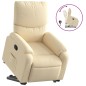 vidaXL Relaxsessel mit Aufstehhilfe Creme Stoff vidaXL Relaxsessel mit Aufstehhilfe Creme Stoff