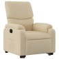 vidaXL Relaxsessel mit Aufstehhilfe Creme Stoff vidaXL Relaxsessel mit Aufstehhilfe Creme Stoff