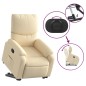vidaXL Relaxsessel mit Aufstehhilfe Creme Stoff vidaXL Relaxsessel mit Aufstehhilfe Creme Stoff