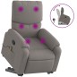 vidaXL Massagesessel mit Aufstehhilfe Taupe Stoff vidaXL Massagesessel mit Aufstehhilfe Taupe Stoff