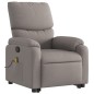 vidaXL Massagesessel mit Aufstehhilfe Taupe Stoff vidaXL Massagesessel mit Aufstehhilfe Taupe Stoff