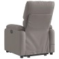 vidaXL Massagesessel mit Aufstehhilfe Taupe Stoff vidaXL Massagesessel mit Aufstehhilfe Taupe Stoff