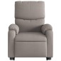 vidaXL Massagesessel mit Aufstehhilfe Taupe Stoff vidaXL Massagesessel mit Aufstehhilfe Taupe Stoff