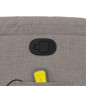 vidaXL Massagesessel mit Aufstehhilfe Taupe Stoff vidaXL Massagesessel mit Aufstehhilfe Taupe Stoff
