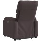 vidaXL Elektrischer Massagesessel mit Aufstehhilfe Dunkelbraun Stoff vidaXL Elektrischer Massagesessel mit Aufstehhilfe Dunkelbraun Stoff