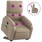 vidaXL Massagesessel mit Aufstehhilfe Cappuccino-Braun Kunstleder vidaXL Massagesessel mit Aufstehhilfe Cappuccino-Braun Kunstleder