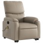 vidaXL Massagesessel mit Aufstehhilfe Cappuccino-Braun Kunstleder vidaXL Massagesessel mit Aufstehhilfe Cappuccino-Braun Kunstleder
