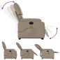 vidaXL Massagesessel mit Aufstehhilfe Cappuccino-Braun Kunstleder vidaXL Massagesessel mit Aufstehhilfe Cappuccino-Braun Kunstleder