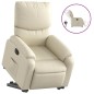 vidaXL Relaxsessel mit Aufstehhilfe Elektrisch Creme Kunstleder vidaXL Relaxsessel mit Aufstehhilfe Elektrisch Creme Kunstleder