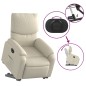 vidaXL Relaxsessel mit Aufstehhilfe Elektrisch Creme Kunstleder vidaXL Relaxsessel mit Aufstehhilfe Elektrisch Creme Kunstleder
