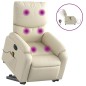 vidaXL Massagesessel mit Aufstehhilfe Elektrisch Creme Kunstleder vidaXL Massagesessel mit Aufstehhilfe Elektrisch Creme Kunstleder