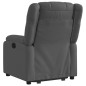 vidaXL Relaxsessel mit Aufstehhilfe Dunkelgrau Stoff vidaXL Relaxsessel mit Aufstehhilfe Dunkelgrau Stoff