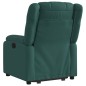 vidaXL Relaxsessel mit Aufstehhilfe Dunkelgrün Stoff vidaXL Relaxsessel mit Aufstehhilfe Dunkelgrün Stoff