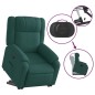 vidaXL Relaxsessel mit Aufstehhilfe Dunkelgrün Stoff vidaXL Relaxsessel mit Aufstehhilfe Dunkelgrün Stoff