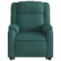 vidaXL Relaxsessel mit Aufstehhilfe Dunkelgrün Stoff vidaXL Relaxsessel mit Aufstehhilfe Dunkelgrün Stoff