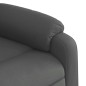 vidaXL Massagesessel mit Aufstehhilfe Dunkelgrau Stoff vidaXL Massagesessel mit Aufstehhilfe Dunkelgrau Stoff