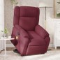 vidaXL Massagesessel mit Aufstehhilfe Weinrot Stoff vidaXL Massagesessel mit Aufstehhilfe Weinrot Stoff