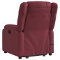 vidaXL Massagesessel mit Aufstehhilfe Weinrot Stoff vidaXL Massagesessel mit Aufstehhilfe Weinrot Stoff