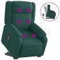 vidaXL Massagesessel mit Aufstehhilfe Dunkelgrün Stoff vidaXL Massagesessel mit Aufstehhilfe Dunkelgrün Stoff