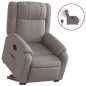 vidaXL Relaxsessel mit Aufstehhilfe Elektrisch Taupe Stoff vidaXL Relaxsessel mit Aufstehhilfe Elektrisch Taupe Stoff