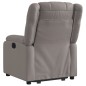 vidaXL Relaxsessel mit Aufstehhilfe Elektrisch Taupe Stoff vidaXL Relaxsessel mit Aufstehhilfe Elektrisch Taupe Stoff
