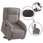 vidaXL Relaxsessel mit Aufstehhilfe Elektrisch Taupe Stoff vidaXL Relaxsessel mit Aufstehhilfe Elektrisch Taupe Stoff