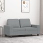vidaXL 2-Sitzer-Sofa Hellgrau 120 cm Stoff vidaXL 2-Sitzer-Sofa Hellgrau 120 cm Stoff