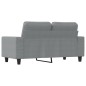 vidaXL 2-Sitzer-Sofa Hellgrau 120 cm Stoff vidaXL 2-Sitzer-Sofa Hellgrau 120 cm Stoff