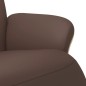 vidaXL Relaxsessel mit Fußteil Braun Kunstleder vidaXL Relaxsessel mit Fußteil Braun Kunstleder