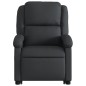 vidaXL Massagesessel mit Aufstehhilfe Schwarz Echtleder vidaXL Massagesessel mit Aufstehhilfe Schwarz Echtleder