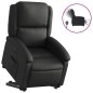vidaXL Relaxsessel mit Aufstehhilfe Elektrisch Schwarz Echtleder vidaXL Relaxsessel mit Aufstehhilfe Elektrisch Schwarz Echtleder