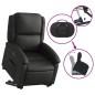 vidaXL Relaxsessel mit Aufstehhilfe Elektrisch Schwarz Echtleder vidaXL Relaxsessel mit Aufstehhilfe Elektrisch Schwarz Echtleder