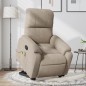 vidaXL Massagesessel mit Aufstehhilfe Taupe Mikrofasergewebe vidaXL Massagesessel mit Aufstehhilfe Taupe Mikrofasergewebe