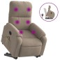 vidaXL Massagesessel mit Aufstehhilfe Taupe Mikrofasergewebe vidaXL Massagesessel mit Aufstehhilfe Taupe Mikrofasergewebe