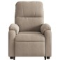 vidaXL Massagesessel mit Aufstehhilfe Taupe Mikrofasergewebe vidaXL Massagesessel mit Aufstehhilfe Taupe Mikrofasergewebe