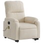 vidaXL Massagesessel Aufstehhilfe Elektrisch Beige Mikrofasergewebe vidaXL Massagesessel Aufstehhilfe Elektrisch Beige Mikrofasergewebe