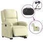 vidaXL Relaxsessel mit Aufstehhilfe Elektrisch Creme Echtleder vidaXL Relaxsessel mit Aufstehhilfe Elektrisch Creme Echtleder