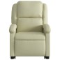 vidaXL Relaxsessel mit Aufstehhilfe Elektrisch Creme Echtleder vidaXL Relaxsessel mit Aufstehhilfe Elektrisch Creme Echtleder
