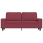 vidaXL 2-Sitzer-Sofa Weinrot 140 cm Stoff vidaXL 2-Sitzer-Sofa Weinrot 140 cm Stoff
